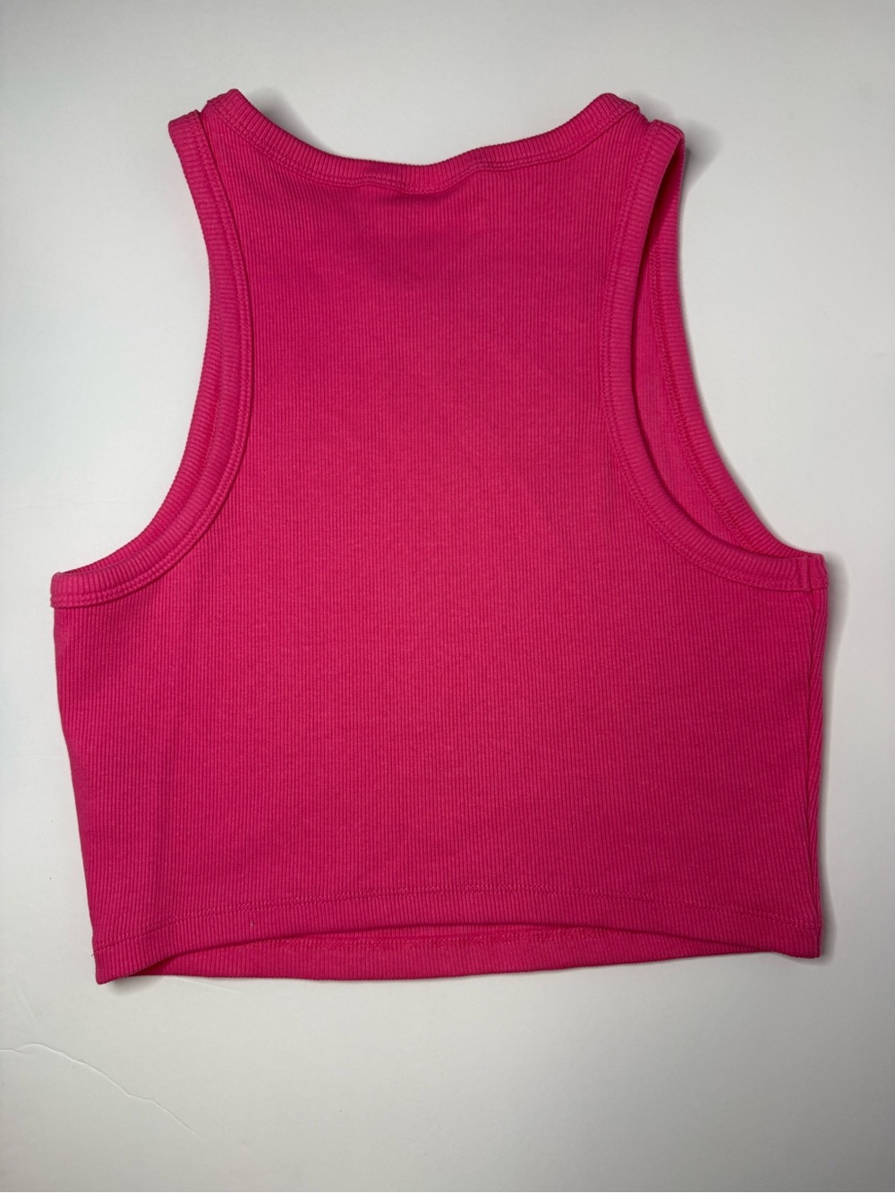 H&M Fuchsia Ribbed Cropped Tank - Picture 2 of 2